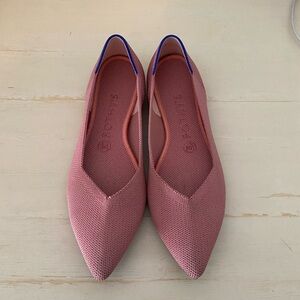 Rothy's Dusty Rose Pointed Flats